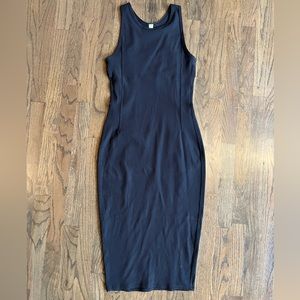 Black Lululemon midi dress